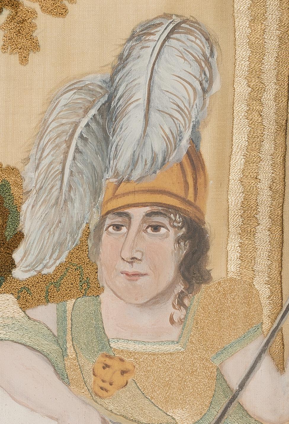 2013.0002.001 A Needlework picture, detail 7