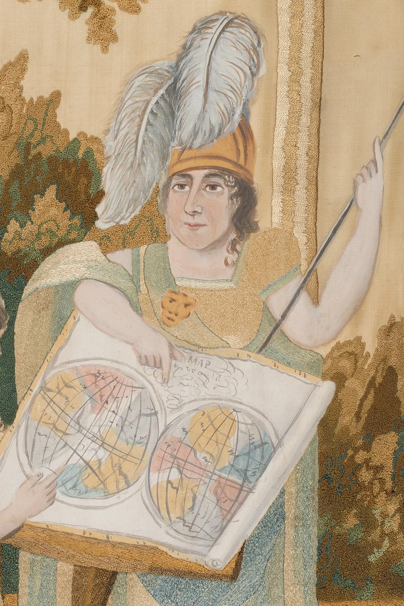 2013.0002.001 A Needlework picture, detail 3
