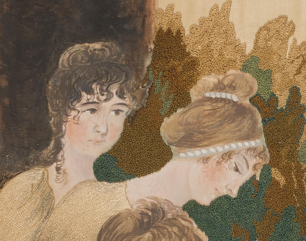2013.0002.001 A Needlework picture, detail 4