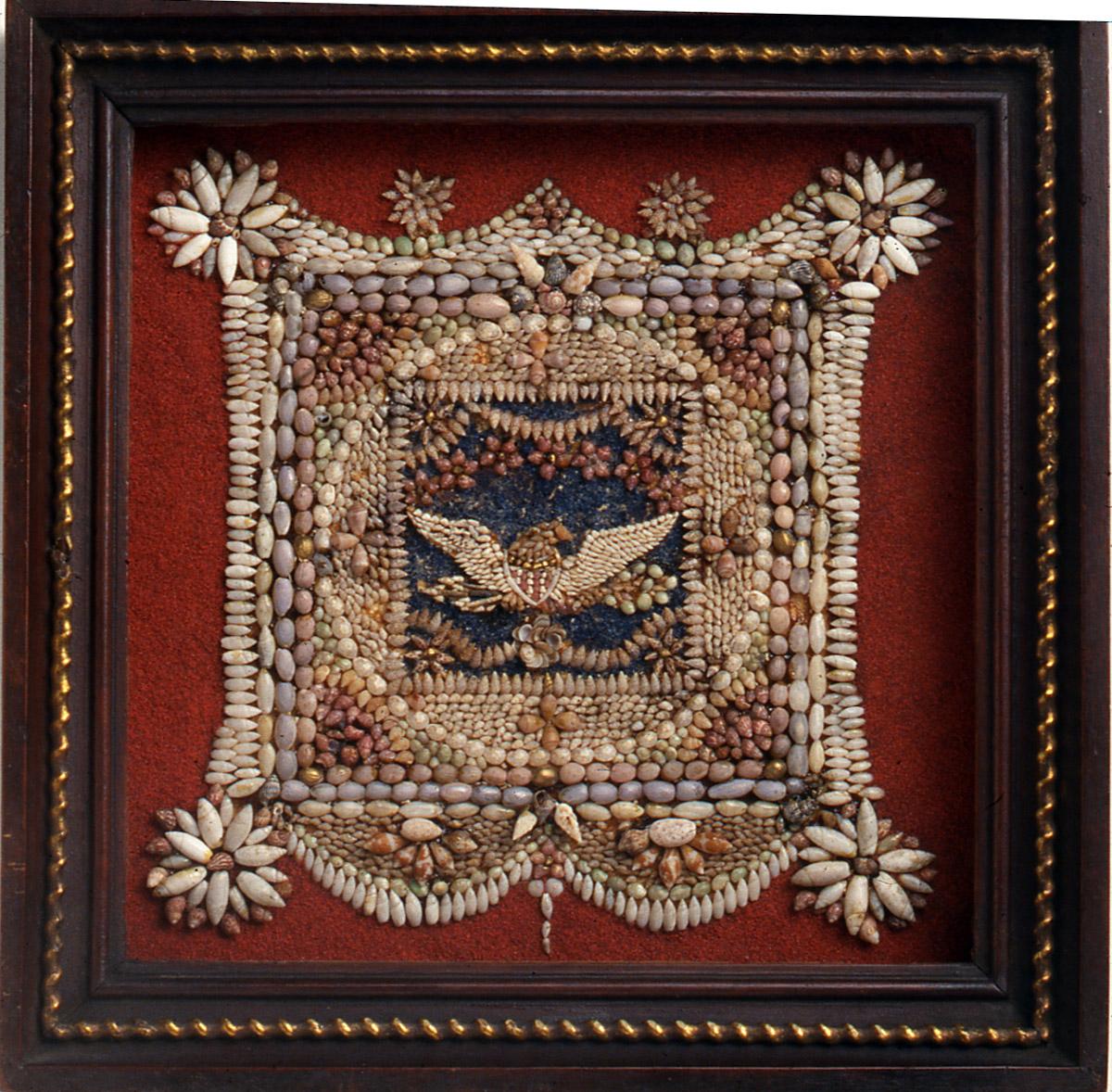 1959.0848 A-C Shellwork Picture, Sailor's Valentine