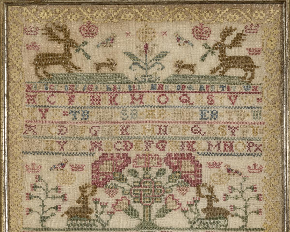 2003.0013.041 A Sampler, B Frame, detail 1