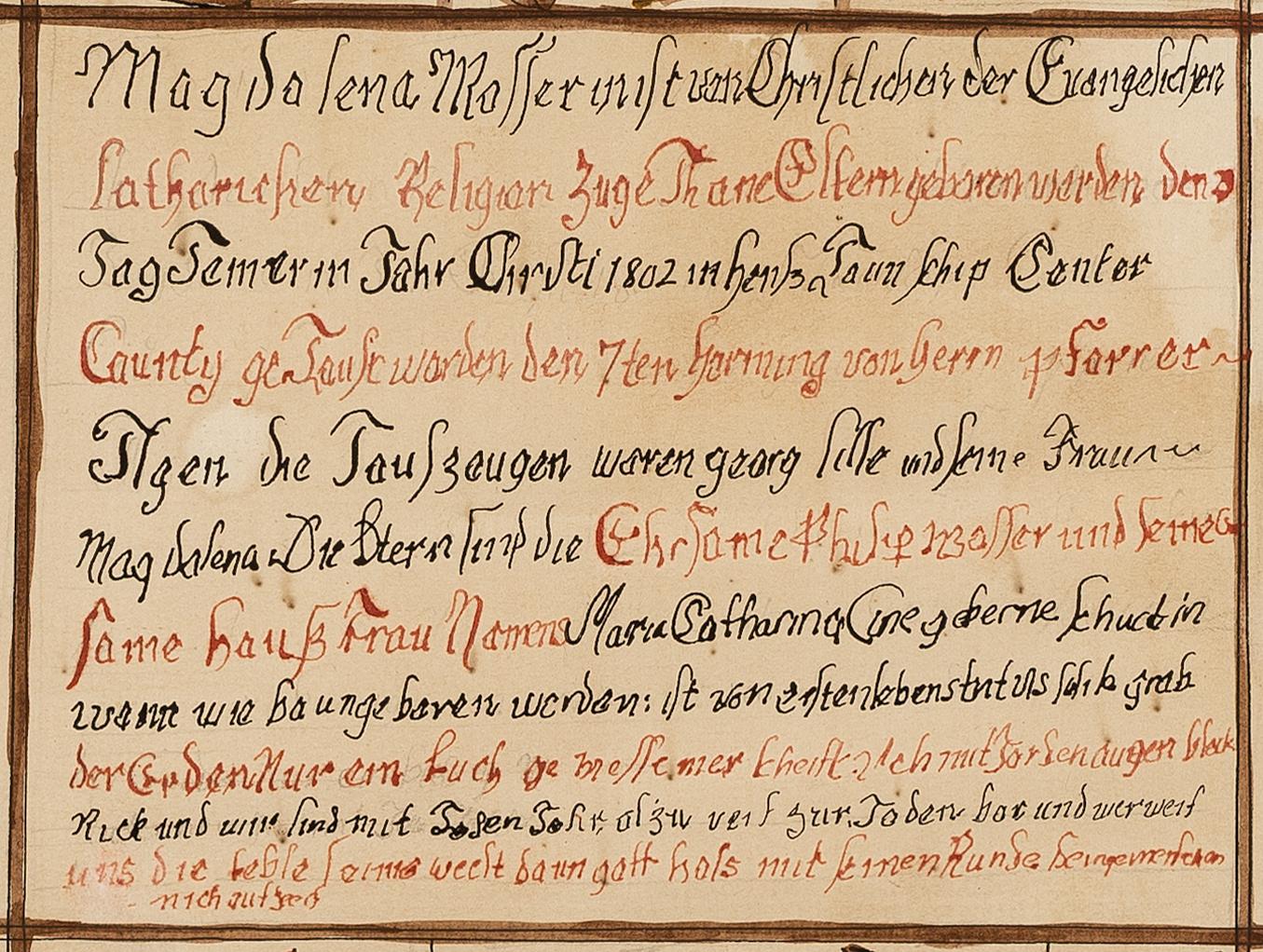 2013.0040 A Fraktur, detail 1