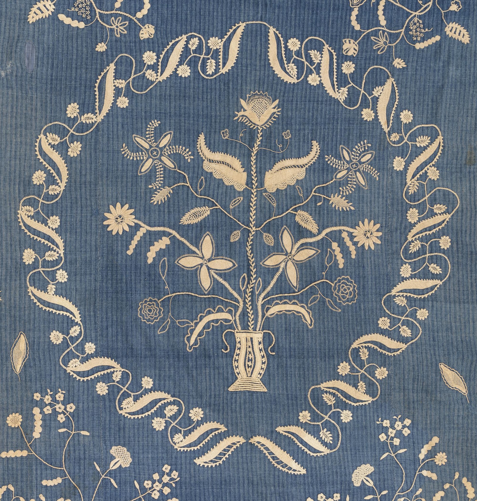 2013.0017 Bedcover, detail 8