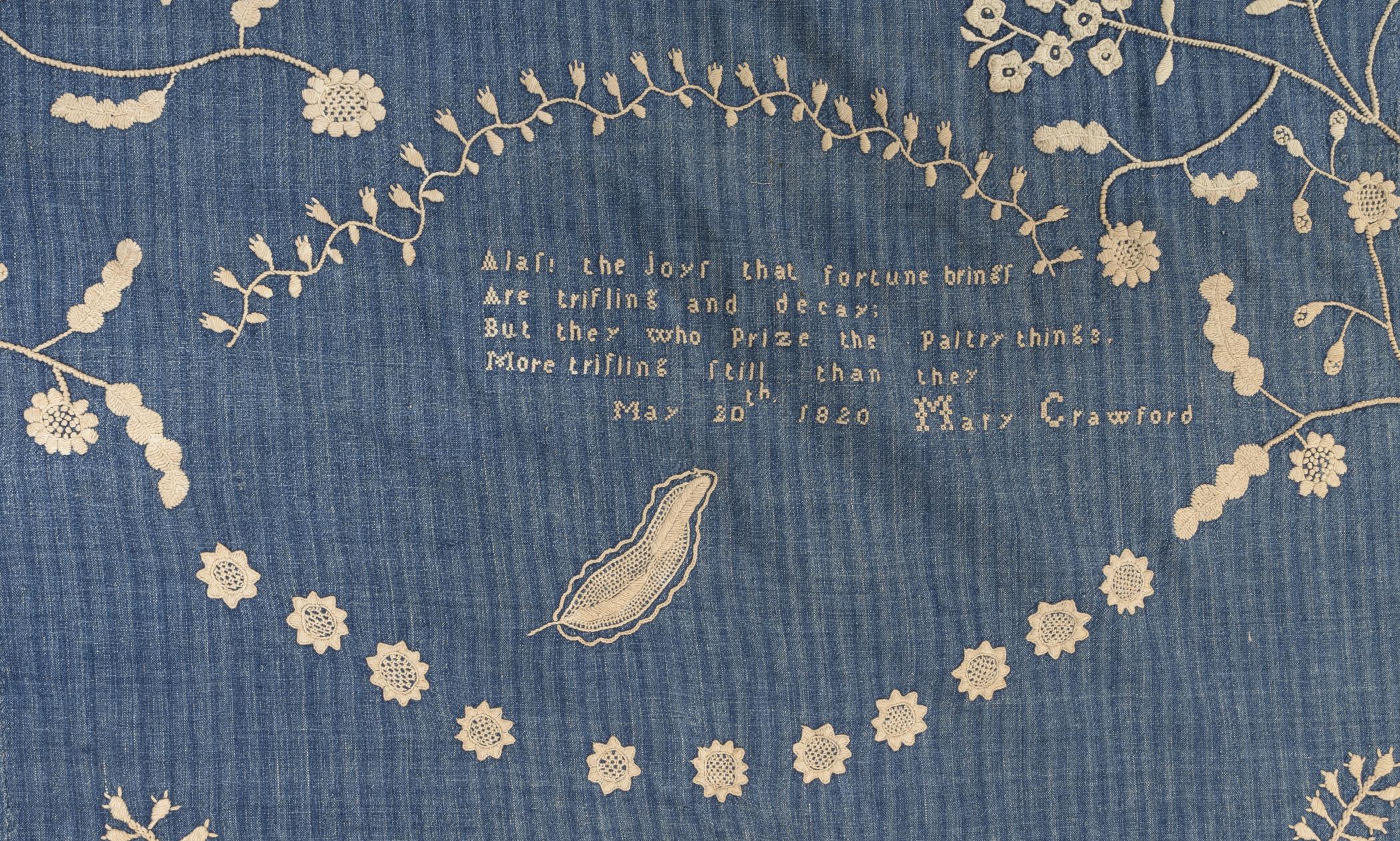 2013.0017 Bedcover, detail 7