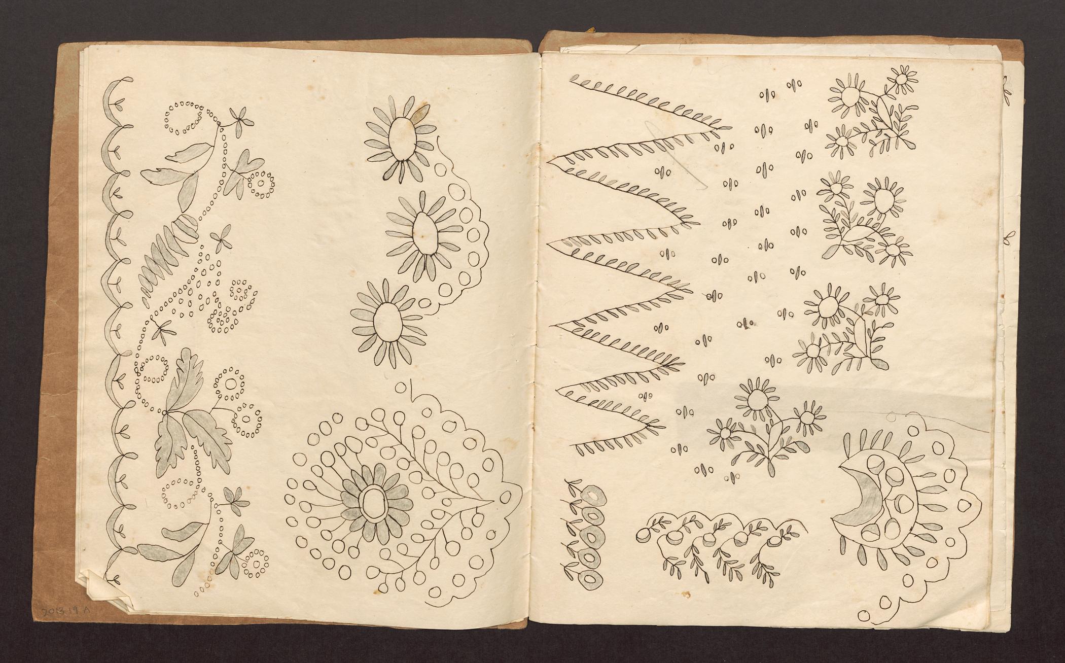 2013.0019 A Pattern Book, Pages 6 and 7