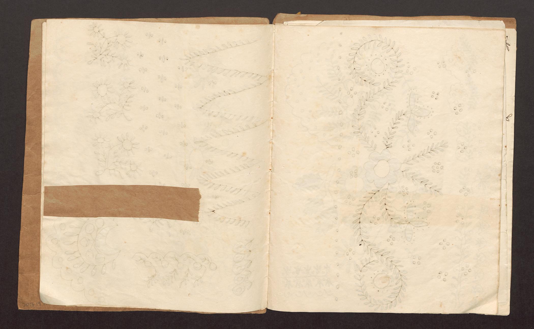 2013.0019 A Pattern Book, Pages 8 and 9
