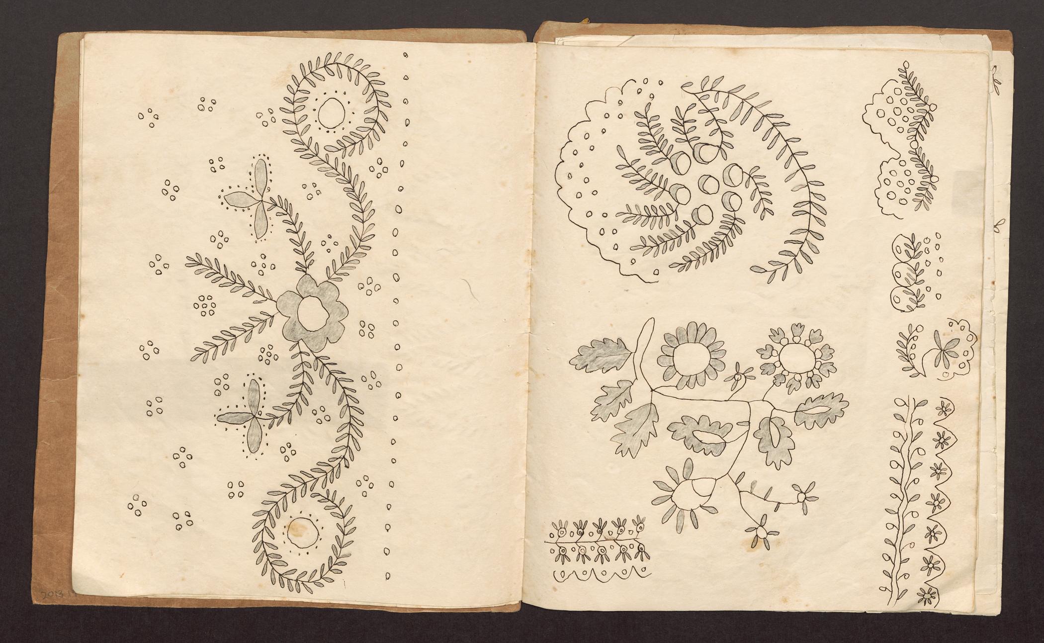 2013.0019 A Pattern Book, Pages 10 and 11