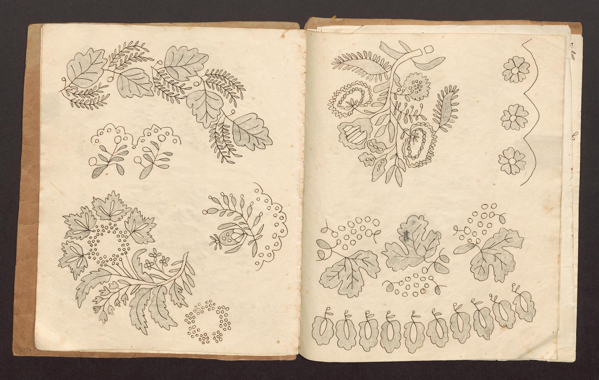 2013.0019 A Pattern Book, Pages 14 and 15