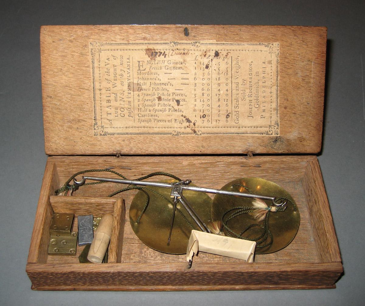 1959.0899 A-G Box, Scale, and Weights
