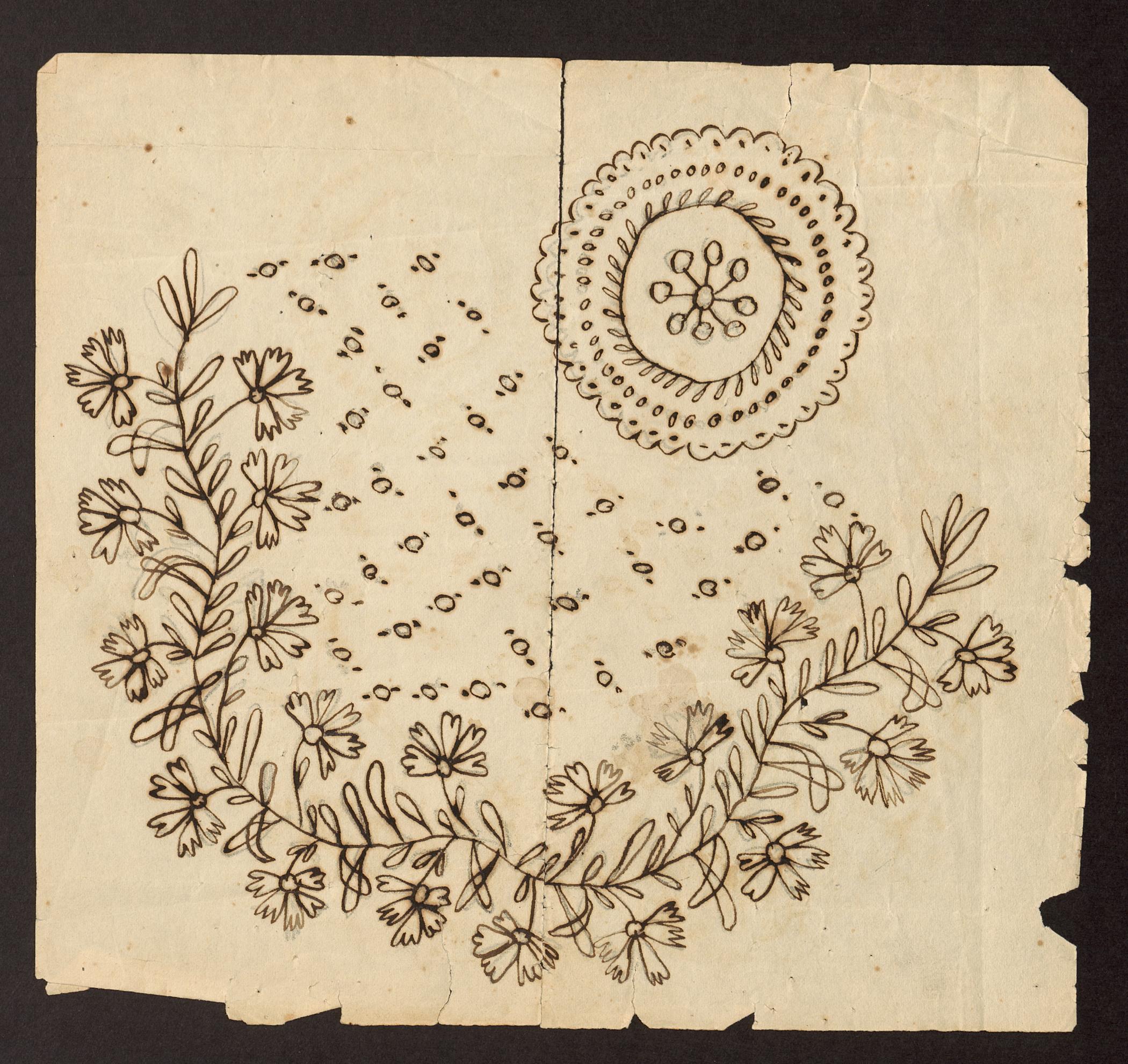 2013.0019 F Needlework pattern, G Needlework pattern, view 1