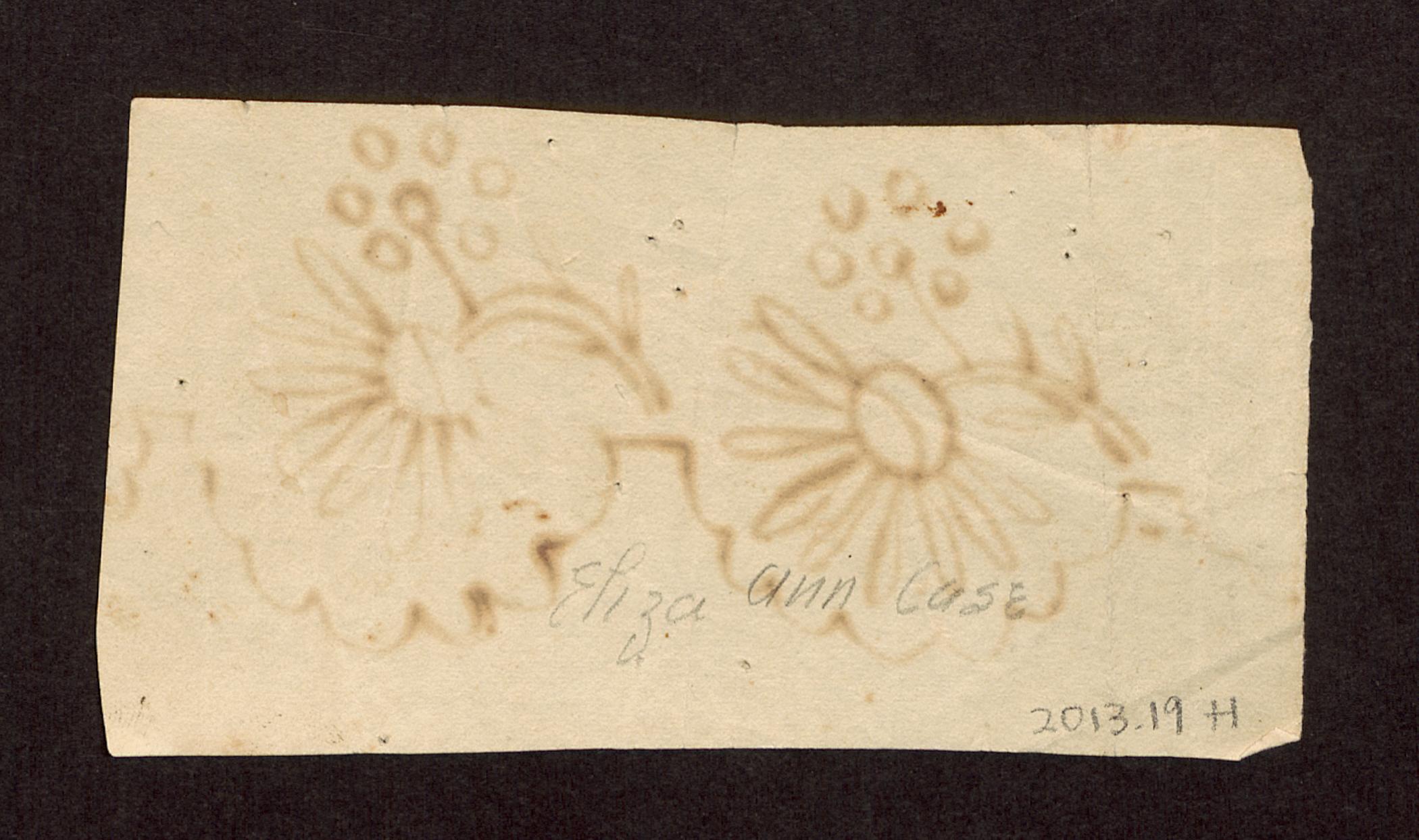 2013.0019 H Needlework pattern, reverse