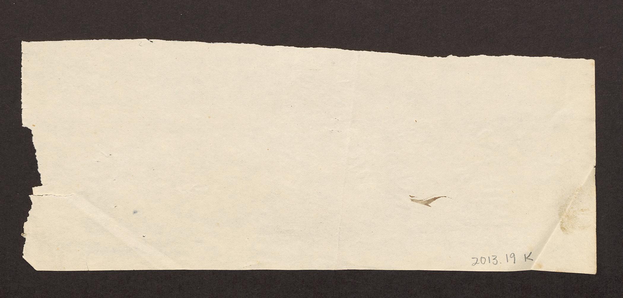 2013.0019 K Needlework pattern, reverse