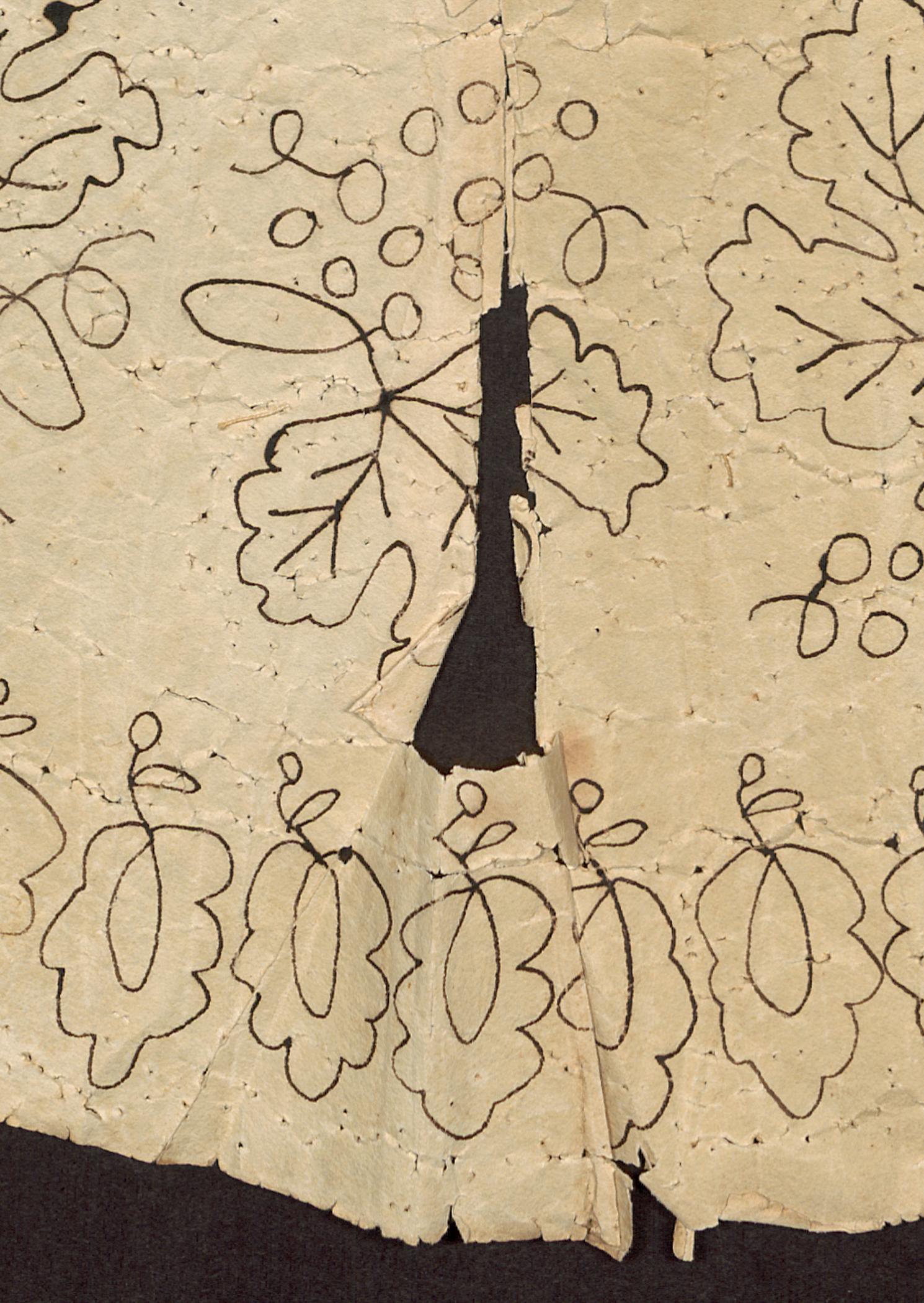 2013.0019 N Needlework pattern, detail