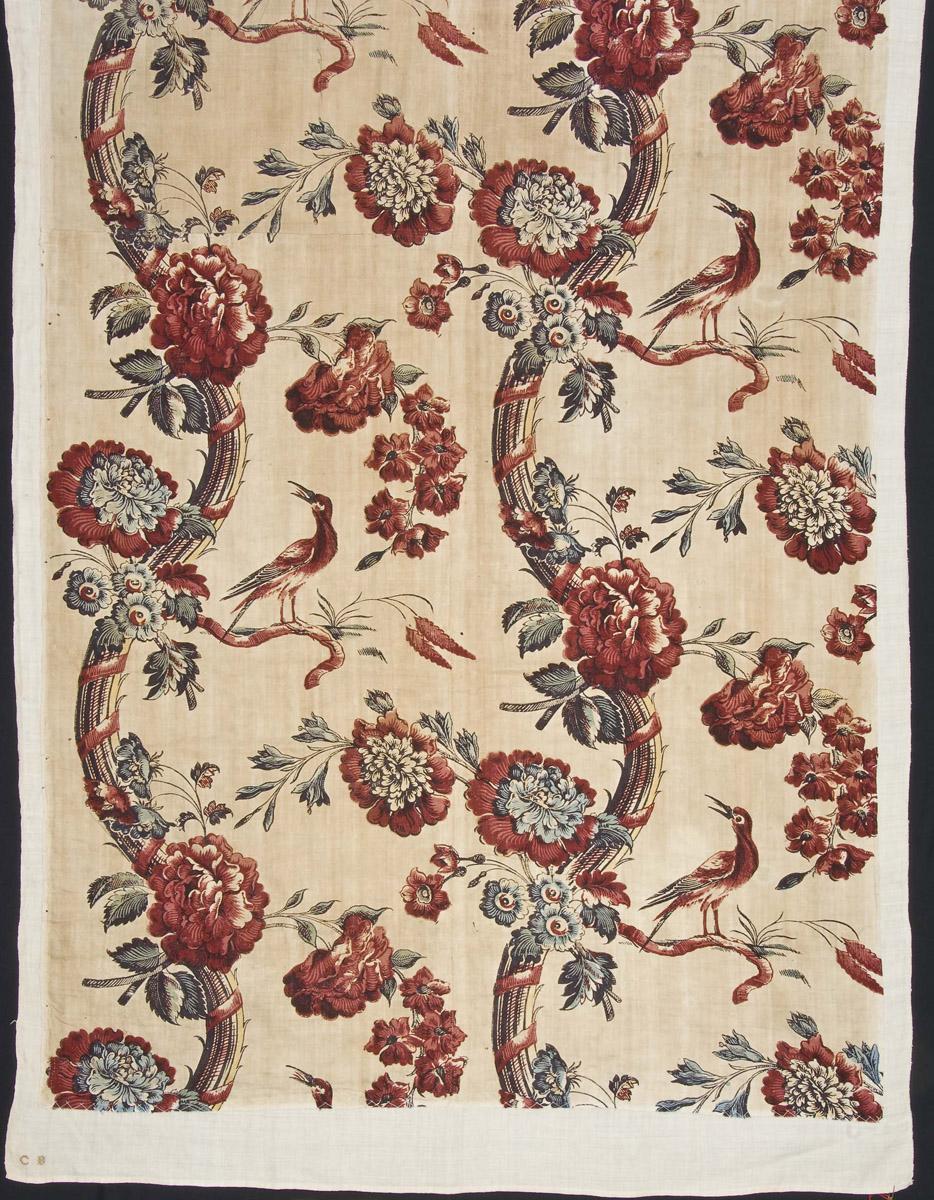 T109 textile, printed design repeat