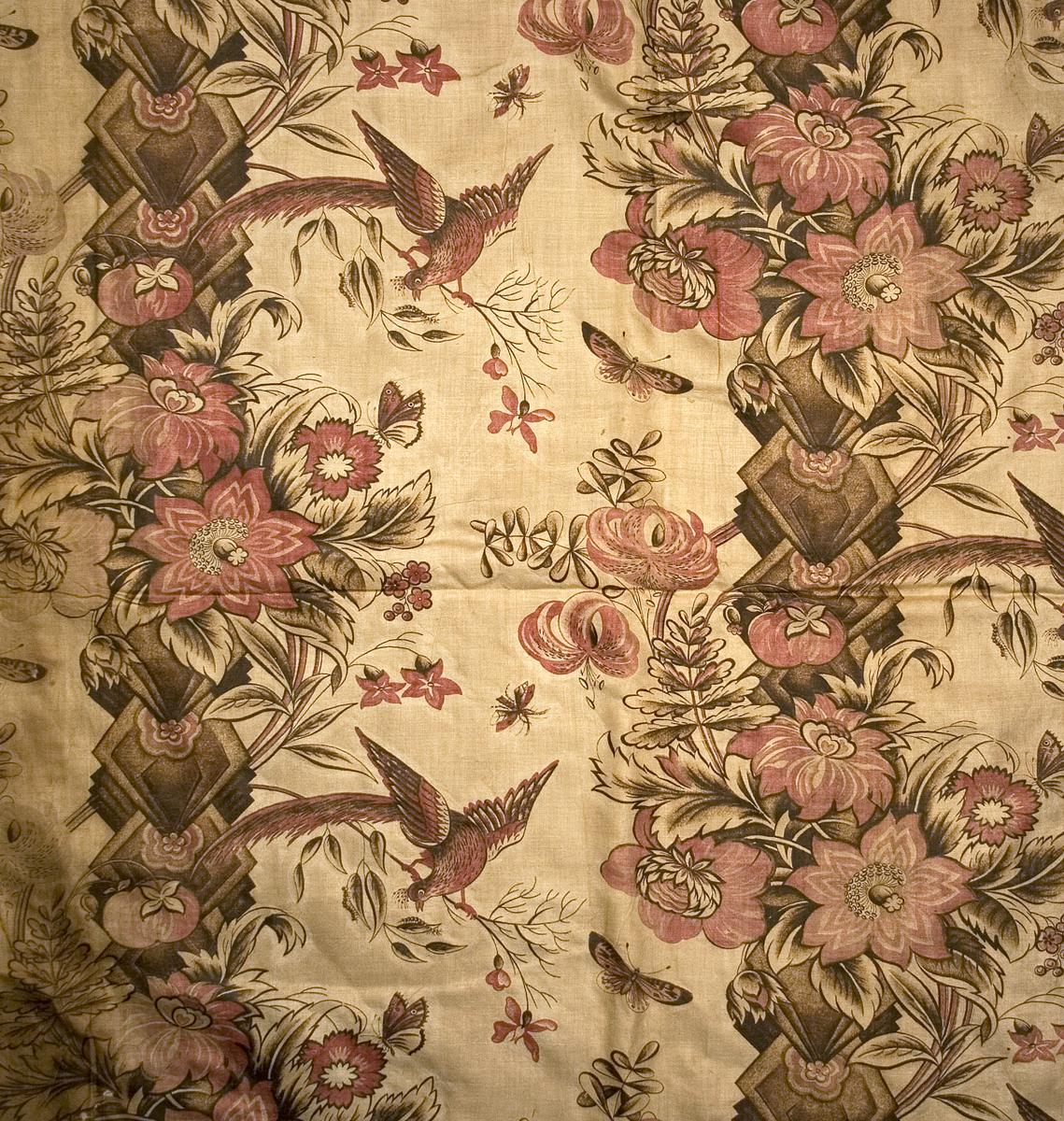 1969.8474 textile, printed design repeat