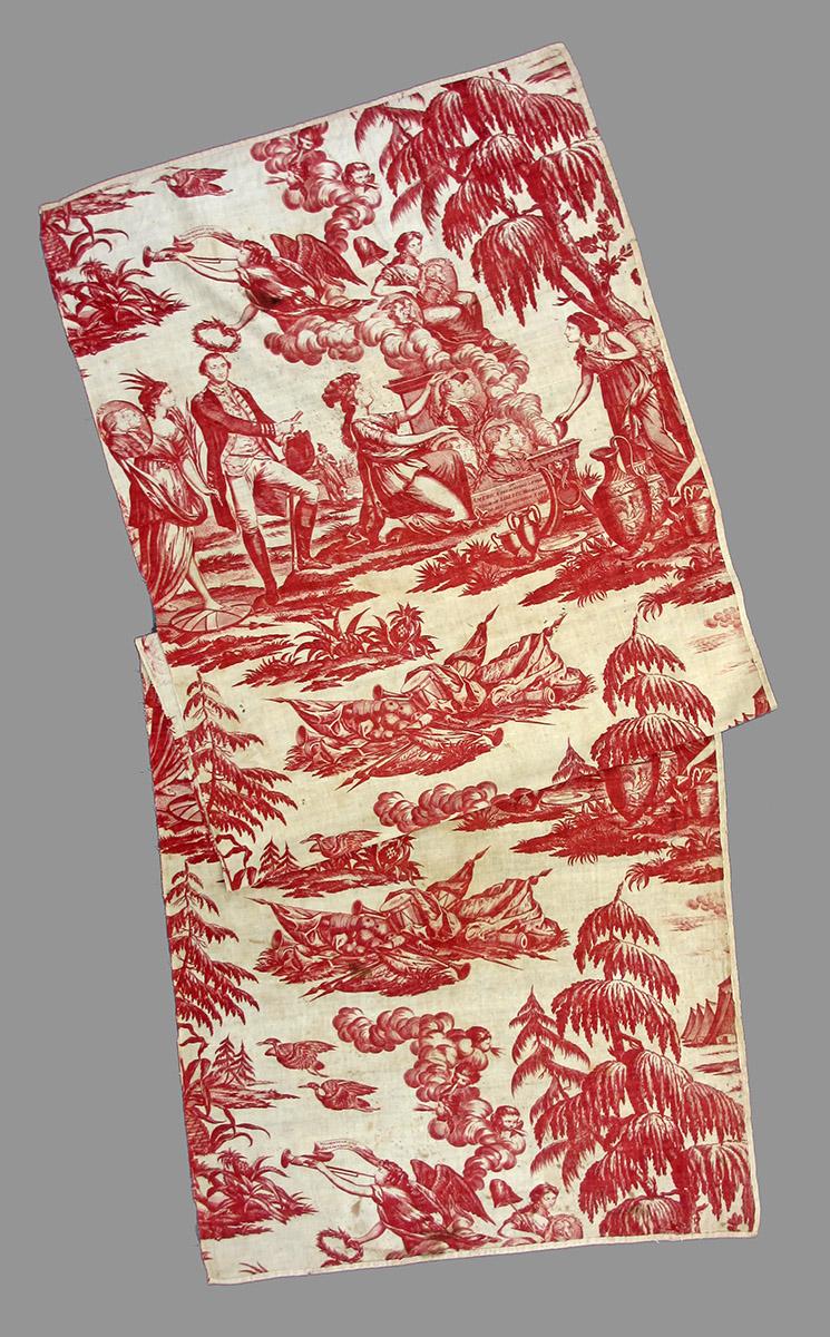 1969.8799 textile, printed obverse