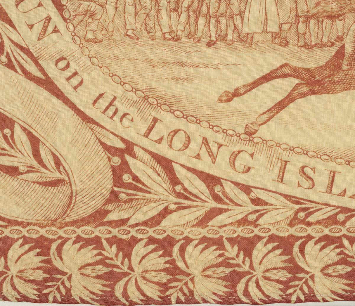 1959.0971 Handkerchief, detail 2, after conservation treatment