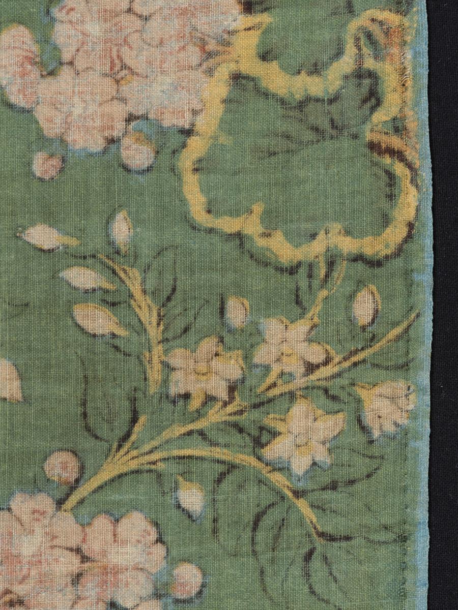 1969.3252 Textile, printed, reverse, detail 1