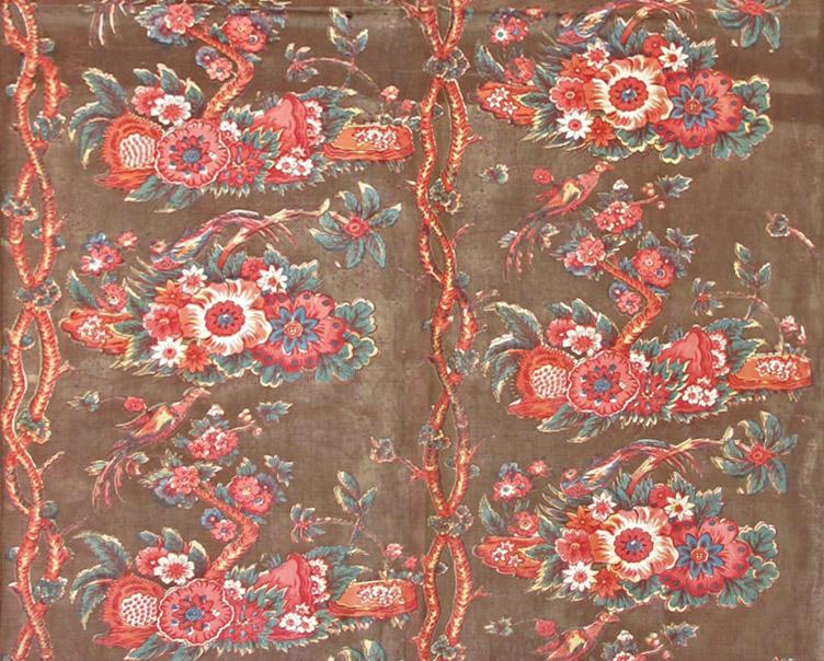T278 textile, printed design repeat