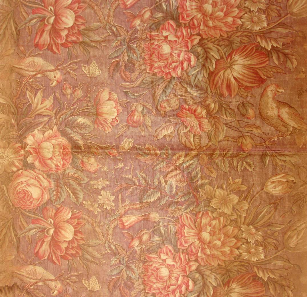 T1237 textile, printed design repeat