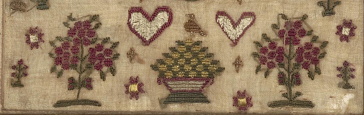 1959.0993 Needlework Picture, Detail 2