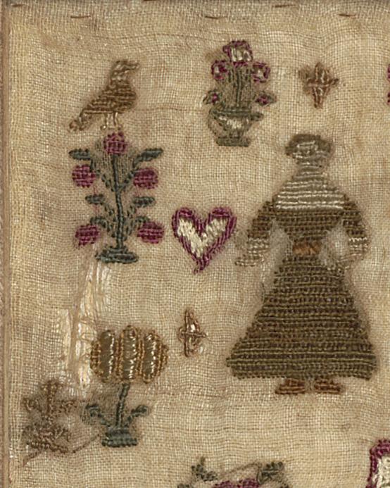 1959.0993 Needlework Picture, Detail 3
