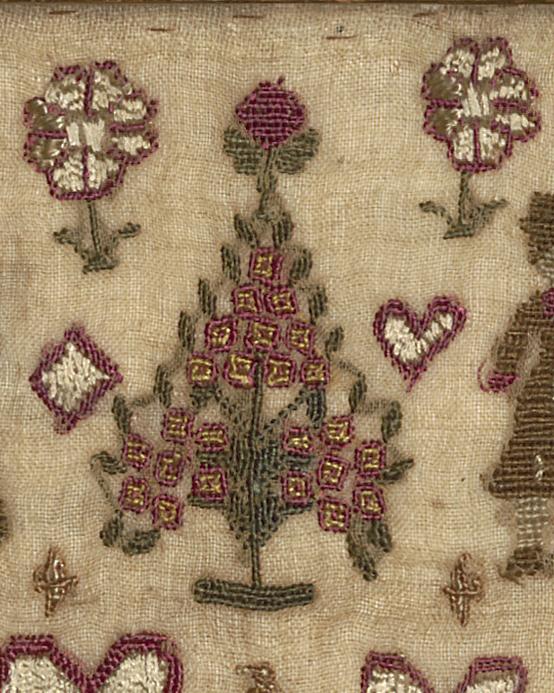 1959.0993 Needlework Picture, Detail 4