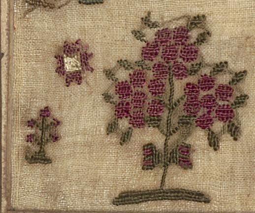 1959.0993 Needlework Picture, Detail 6