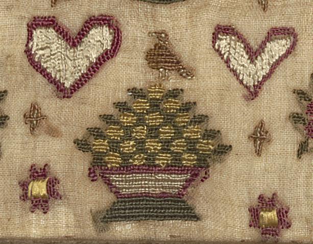 1959.0993 Needlework Picture, Detail 7