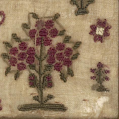 1959.0993 Needlework Picture, Detail 8