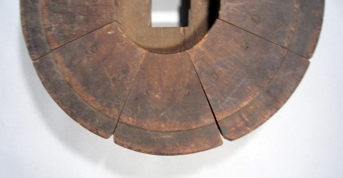 1957.0026.370 N Great wheel lathe, wheel, Side 2 detail