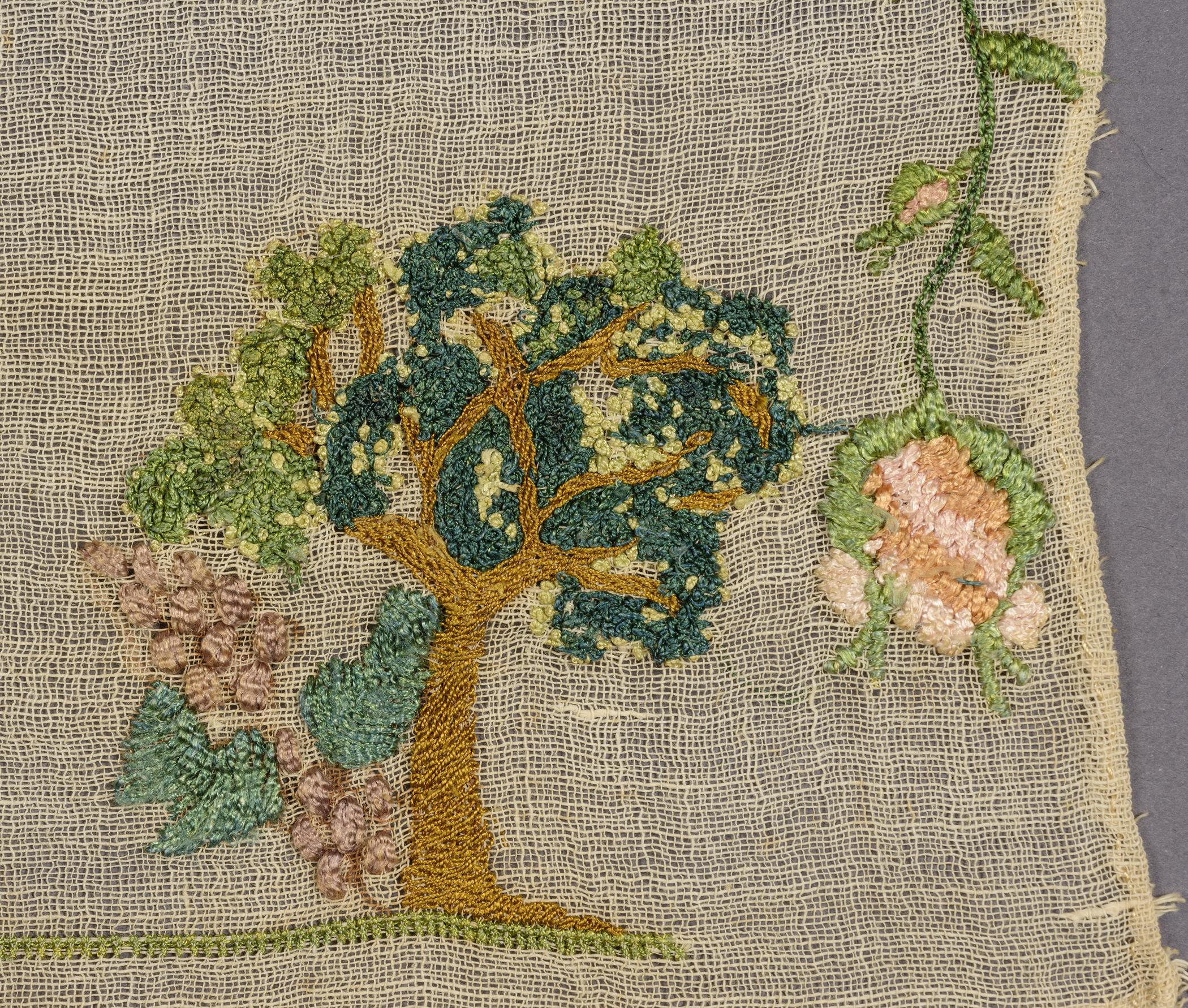 2014.0005 Sampler, detail 1