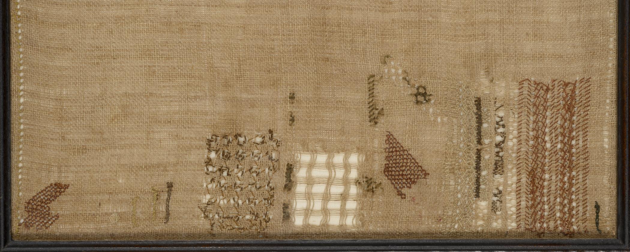 2014.0004 A Sampler, B Frame, detail 2