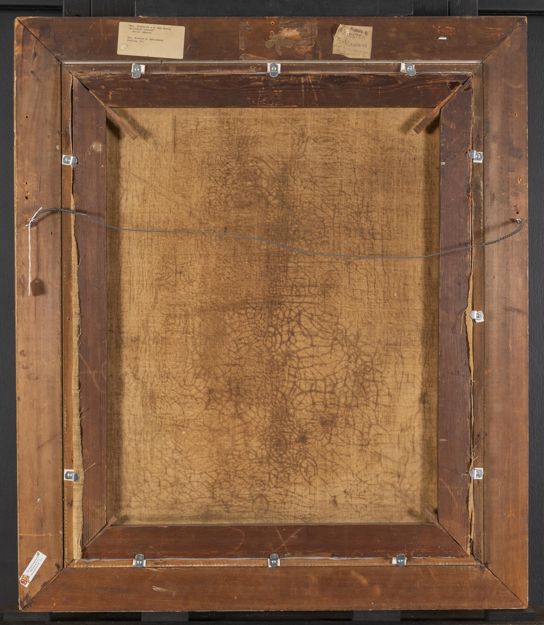 2014.0009.003 A Painting, B Frame, overall, reverse