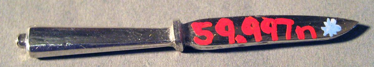 1959.0997 N Silver Knife underside
