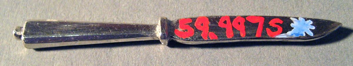 1959.0997 S Silver Knife underside