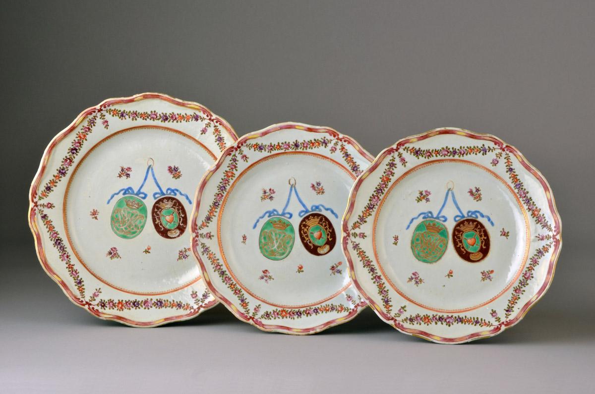 2014.0016.040.001 Dish, .002 Plate, .003 Plate