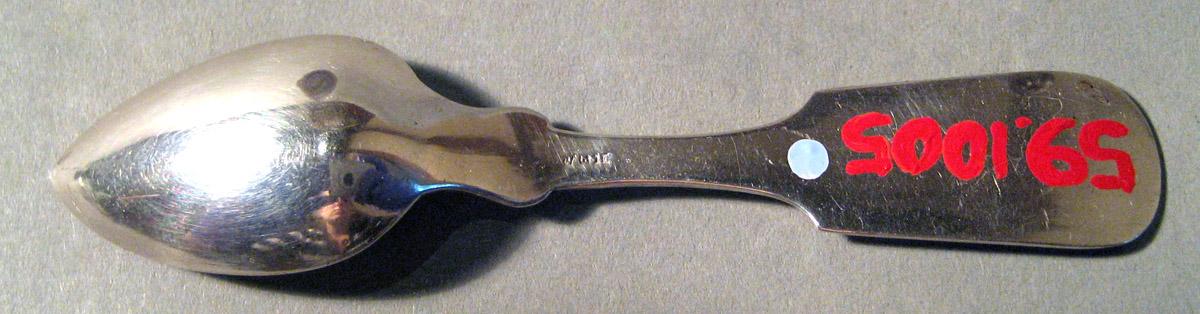 1959.1005 Silver Spoon underside