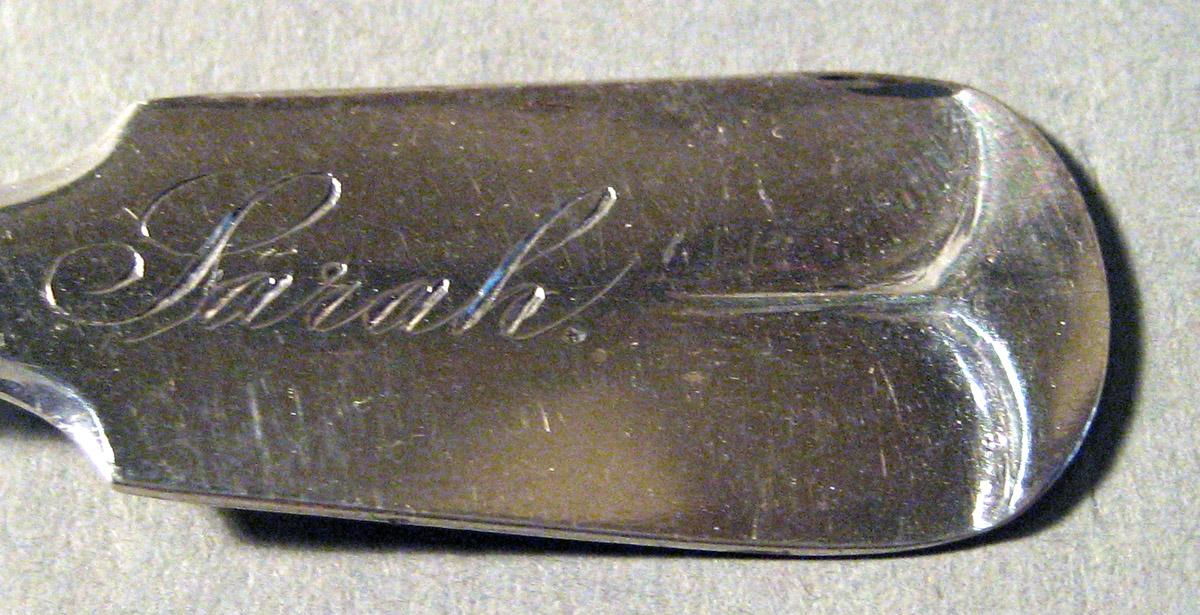 1959.1005 Silver Spoon engraving