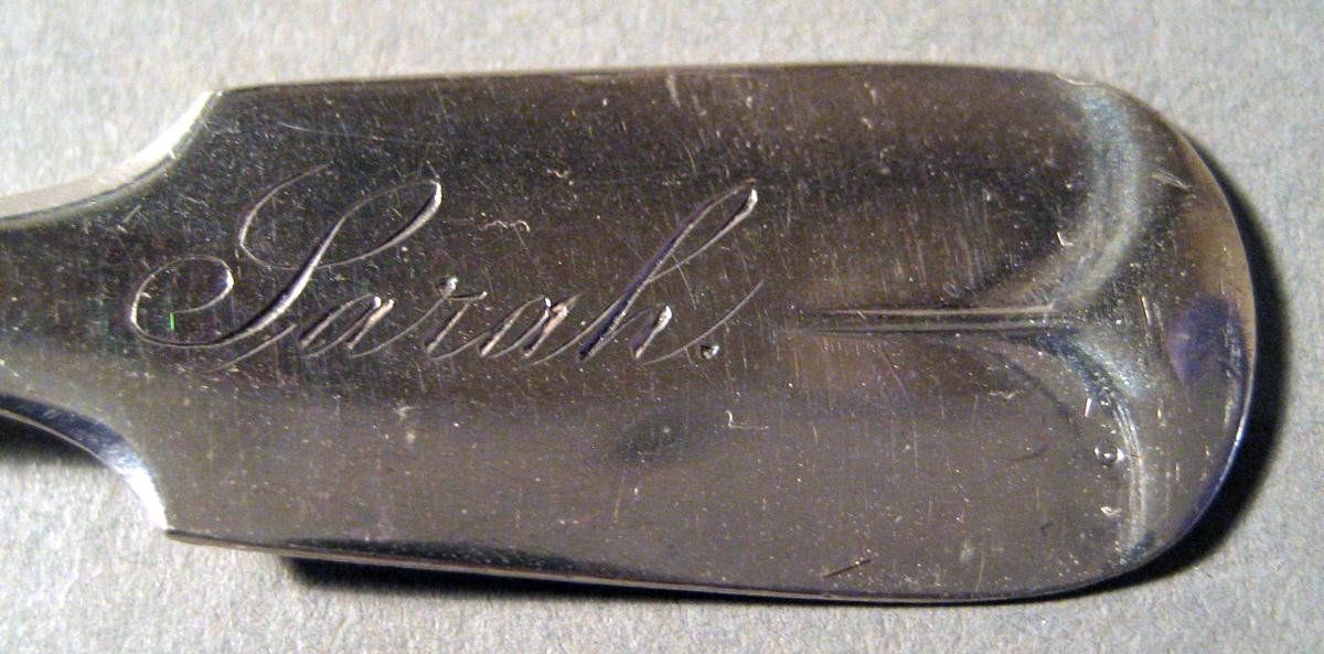1959.1006 Silver Spoon engraving