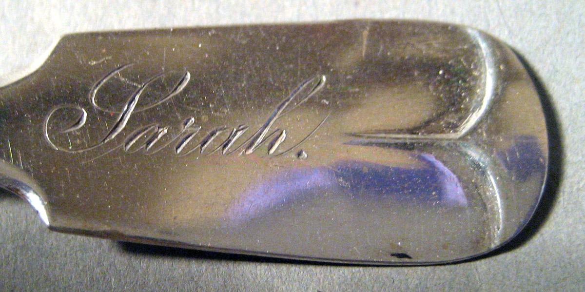 1959.1007 Silver Spoon engraving