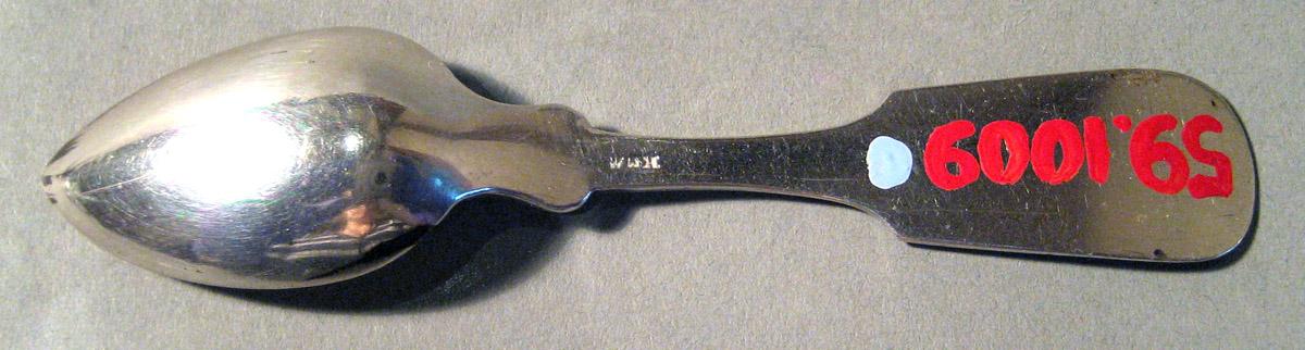 1959.1009 Silver Spoon underside