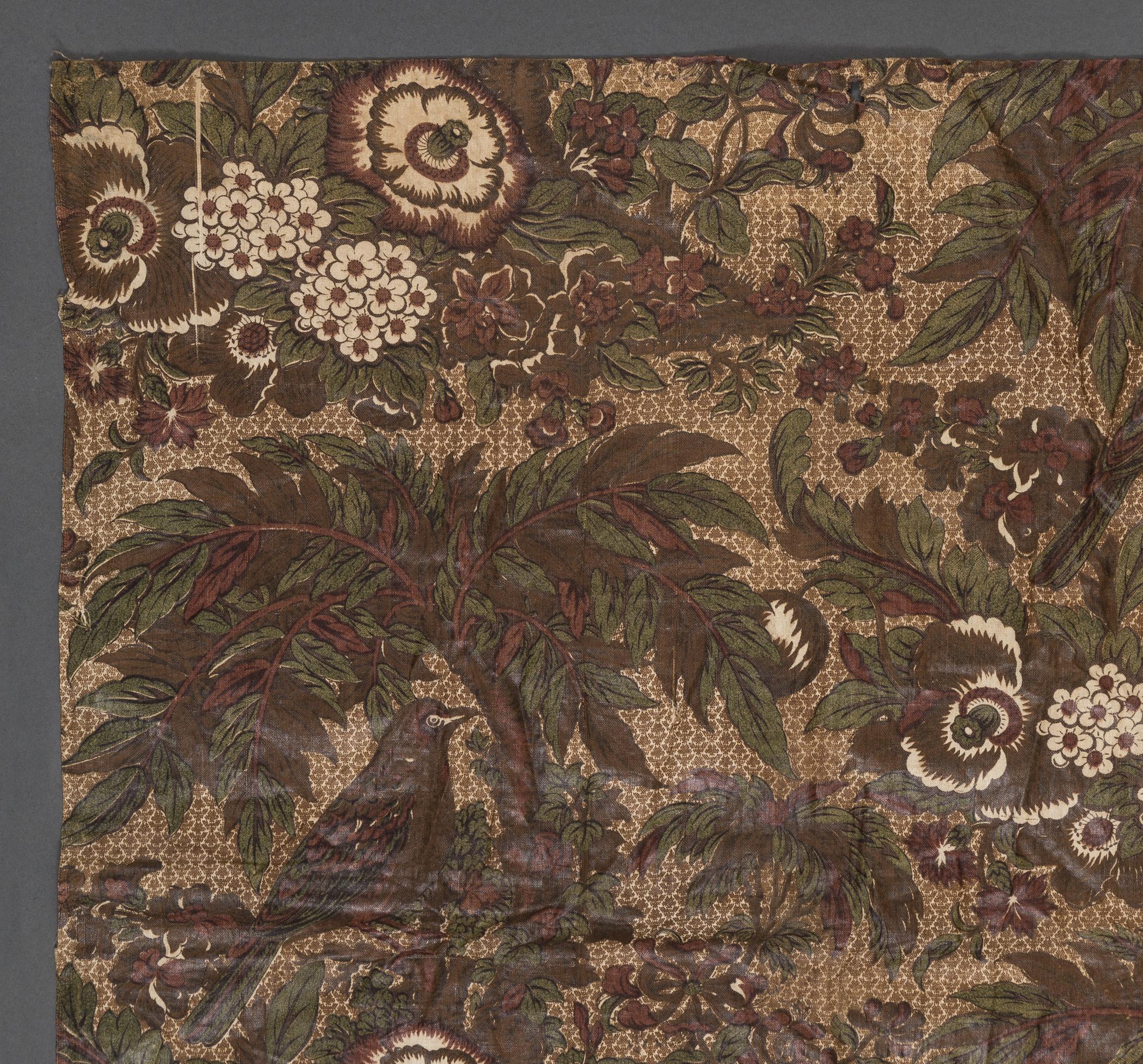 2018.0002.005 Textile, printed, detail 2
