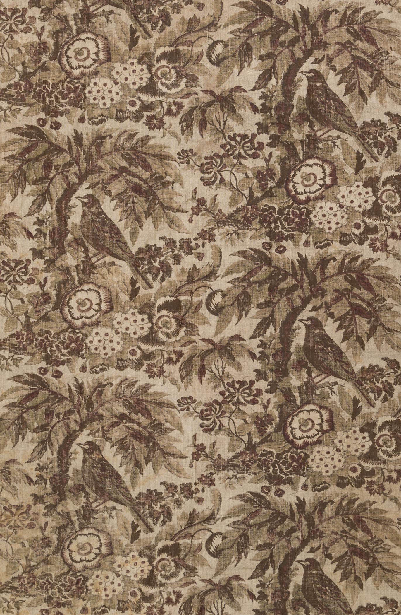 2018.0002.005 Textile, printed, detail 1, reverse