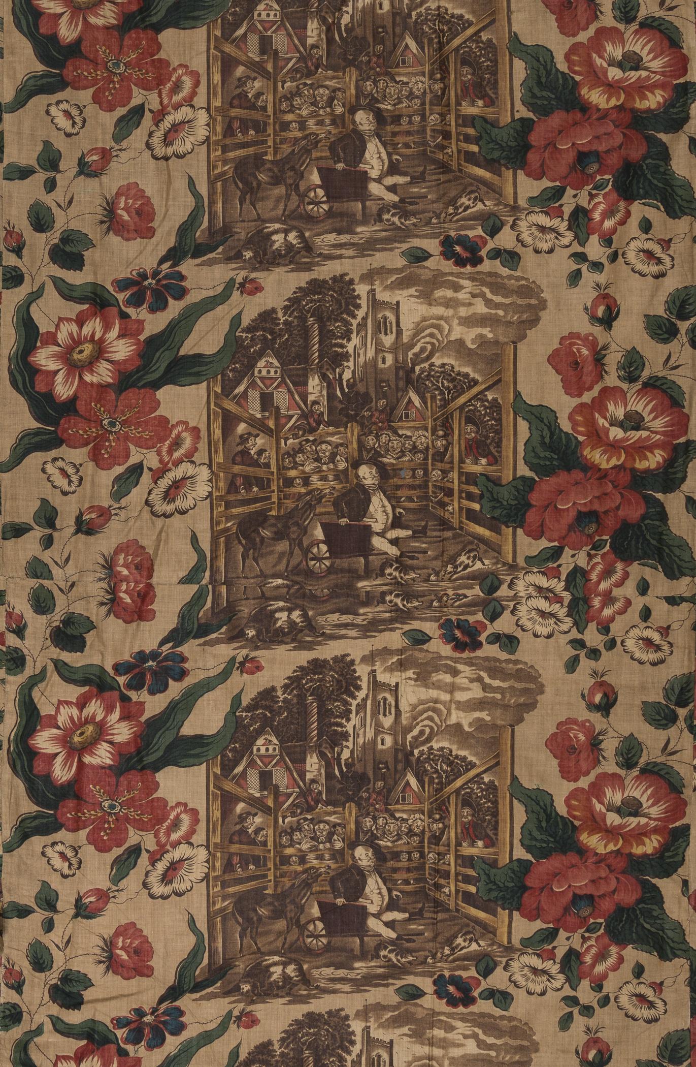 2018.0002.007 Textile, printed, detail 1
