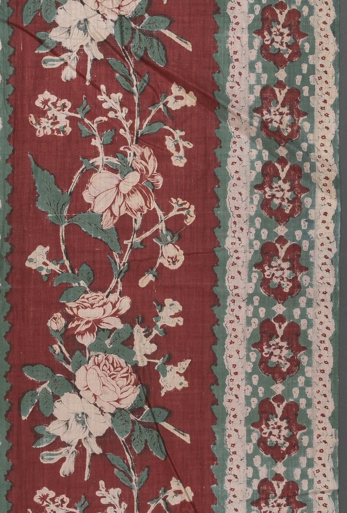 2018.0002.008 Textile, printed, detail 2, reverse