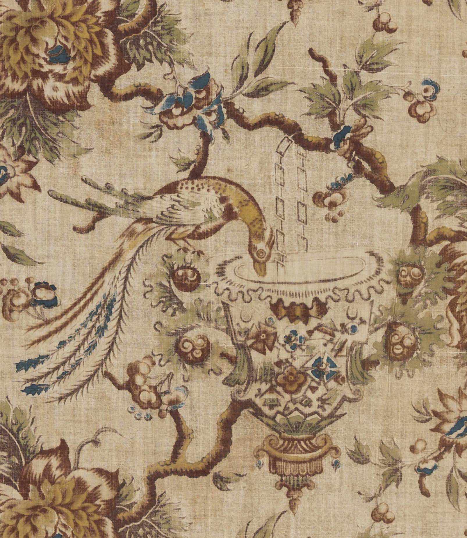 2018.0002.011 Textile, printed, detail 4, reverse
