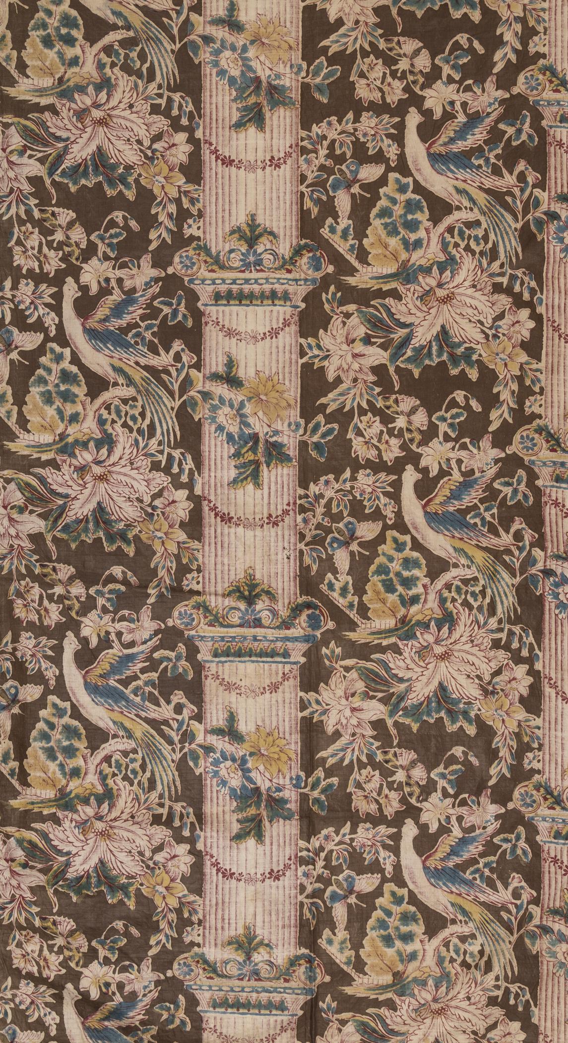 2018.0002.013 Textile, printed, detail 2, reverse