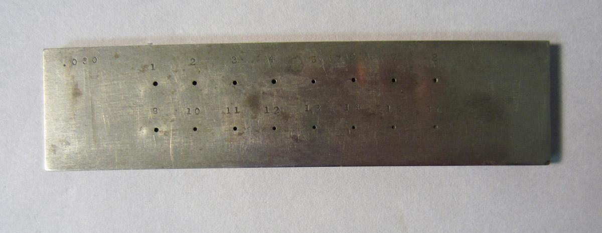 1986.0050.255 Draw plate, View 2