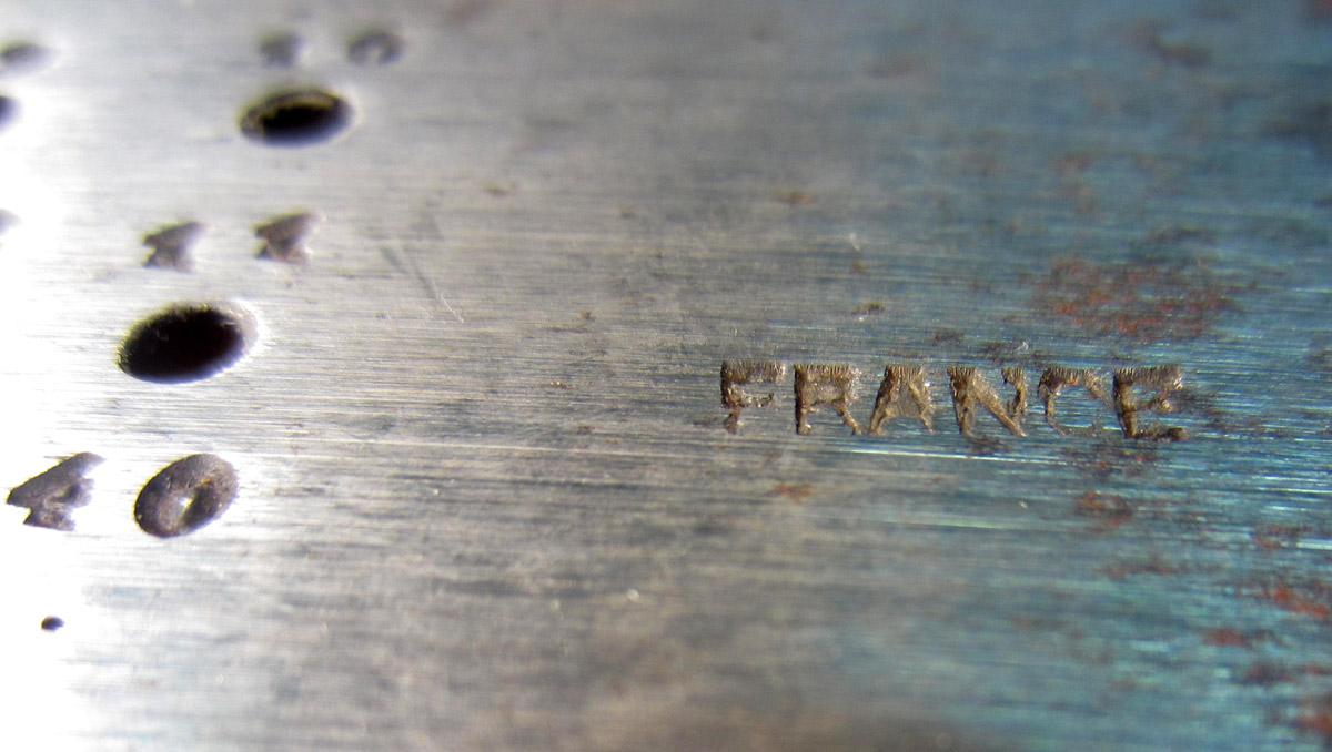 1986.0050.264 Draw plate, Mark 2
